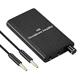 MYPIN HiFi Kopfhörer Verstärker, tragbarer 3,5mm Audio Kopfhörerverstärker unterstützt Impedanz 16-300 Ω mit Lithiumbatterie und Komponenten für MP3 / MP4 / Telefone/Digitale Player/Computer