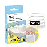 ee zee Fugenband Meterware 5 m für Waschtisch & Waschbecken...