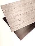 ALTintec Fassadenplatte Balkonplatte HPL Verschiedene Größen in Holzoptik hell und dunkel (1000 x 250 x 6 mm, Holz hell 5026)