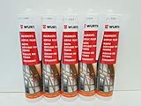 Würth Maler-Acryl 5 Kartuschen - weiß 5 * 310ml