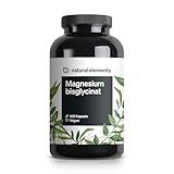 Magnesiumbisglycinat - Premium: Chelatiertes Magnesium - 180 Kapseln - 300mg elementares Magnesium pro Tagesdosis - Laborgeprüft, vegan, hochdosiert