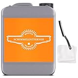 Schimmelentferner Set für Wand, Bad, Fugen - 1l Schimmelreiniger + Tuch + Fugenreiniger - Anti Schimmel Reiniger, Schimmelstop, Schimmelmittel säure & chlorfrei - BEKATEQ BE-780 (10l)