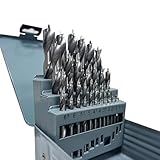 Holzbohrer Set 1-13mm, 25tlg Wood Holzspiralbohrer-Set, Holzbohrer für Weichholz, Hartholz Holzarbeiter und Heimwerker