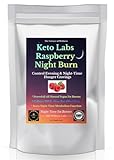 Keto Pro Labs Raspberry Night Burn – Appetitzügler – Kontrolle des Hungerverlangens bei Abend und Nacht – 30 Tabletten