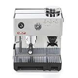 Lelit Anita Kaffeemaschine - Mit multidirektionalem Milchaufschäumer und Mahlwerk - 2,7 Liter - Silber