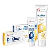 Dr. Glow Kinderzahnpasta Fluorfreie Zahnpasta Set 2 Tube, 0,53 Unzen Pulpitis-Salbe Plus 1,76 Unzen Zahnpasta für Kinder Hohlraumreparatur