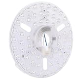 Spacnana LED-Deckenventilator-Beleuchtungsset, 24 W Dimmbares Magnetisches Lichtpaneel, 3 Farboptionen für Deckenventilatoren, Unterputzleuchten und Kronleuchter (230V)