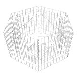 vidaXL Gabione Hochbeet 100x90x50cm Pflanzkübel Steinkorb Drahtkorb Blumentopf