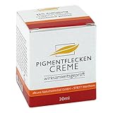 Pigmentflecken Creme 30 ml | Wirksamkeitsgeprüft | 23 % Aufhellung | Mehr Feuchtigkeit & Hautglätte | Mit Naturstoffen