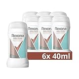 Rexona Maximum Protection Anti-Transpirant Deo Stick Antibakterieller Deo-Schutz gegen starkes Schwitzen und Körpergeruch ohne Alkohol 40 ml 6 Stück