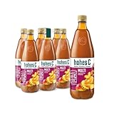 hohes C Multivitamin (6 x 1l), 100% Saft, Apfel, Orange, Ananas, Maracuja, Mango, 9 Vitamine, ohne Zuckerzusatz laut Gesetz, vegan, mit recyceltem PET