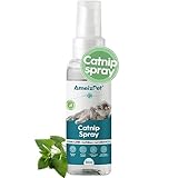 AmeizPet Katzenminze-Spray für Katzen, Katzenkratzspray-Nebel, Transparentes Verhaltensspray für Katzen und Kätzchen, 50 ml (1.69 Oz)