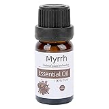 Sonew 10ml Ätherisches Öl, Reine Natürliche Massageöl, ätherisches Aromaöl in Therapeutischer Qualität, für Diffusor, Luftbefeuchter, Tiefenpflege(Myrrhe)