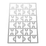 Puzzle Metall Stanzformen Schablone DIY Scrapbooking Album Papier Karte Vorlage Form Präge Handwerk Dekoration Metall Stanzformen