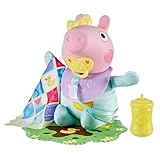 Peppa Pig Grunz und Kuschel Evie interaktive Babypuppe, 28 cm große Puppe für Mädchen mit 20 Geräuschen und vielen Funktionen, Spielzeug-Set für Kinder ab 3 Jahren
