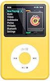 Innioasis Y1 Kinder MP3 Player - Zeitlose Klasse: 128 GB, Bluetooth, Video-Player, Hörbücher, FM-Radio und Touch Wheel-Steuerung (gelb)