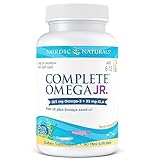 Nordic Naturals, Complete Omega-3 JR, 283mg Omega-3, für Kinder, Zitronenaroma, mit EPA und DHA, 90 Weichkapseln, Laborgeprüft, Sojafrei, Glutenfrei, Ohne Gentechnik