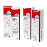 ALIUD PHARMA Nasenspray AL 0,05%, Lösung 10 ml, 4 Packungen: Mit abschwellender Wirkung bei verstopfter Nase wegen Schnupfen, für Kinder geeignet