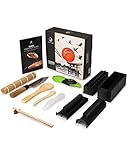 JOYLEE Sushi Maker Set - XXL Zubehörpaket - inkl. Einsteiger-Guide mit Anleitung und Rezepten - Schnelle und einfache Zubereitung