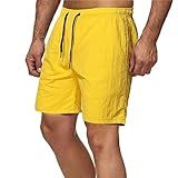 Kurze Hosen Herren Atmungsaktiv Badeshorts Für Herren Leichte Cargo Shorts Herren Sommer Schnell Trocknend Boardshorts Herren mit Taschen Bermuda Shorts Herren Kurze Sporthose Herren mit Gummibund