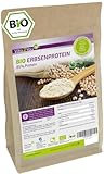 Vita2You Bio Erbsenprotein 1kg - Öko Anbau - 85% Protein - veganes Eiweiss - Glutenfrei - Erbsenproteinisolat - 1000g - Premium Qualität