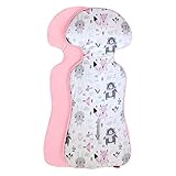 ByBoom Basics Baby Sitzauflage, Sitzeinlage 77x32 cm, Baumwoll- und Frotteeseite, Universal für Babyschale, Autositz, Kinderwagen, Buggy, Fahrradanhänger - OEKO-TEX 100, Made in EU