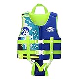 Gogokids Kinder Schwimmweste Folat Jacket, Kleinkind Schwimmtraining Bouyancy Badeanzug Assist Badebekleidung für 22-30 kg 7-9 Jahre Baby Kids