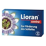 Lioran centra, das starke pflanzliche Schlafmittel gegen Ein- und Durchschlaf-Störungen. 50 Dragees