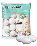 Bolsius - Schwimmkerzen - Weiß- 20 Stück - im Beutel -...