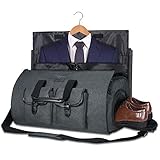 UNIQUEBELLA Anzugtasche, Kleidersack Reisetasche Anzugsack Umhängetasche für Herren,Flugzeug, Reisen, Bussiness,Fitness Anzug Garment Gym Bag, Sporttasche für Männer