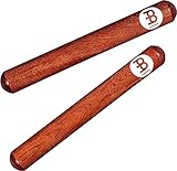 Meinl Percussion CL1RW Wood Claves, Classic aus Rotholz (20,5 cm Länge / 2,5 cm Durchmesser)