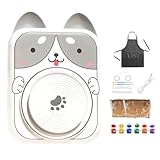 Gihioue Keramikscheibe 5V DC USB - Niedliche Tier Töpferscheibe | Antirutsch Werkzeuge Zum Formen Modellieren Bemalen