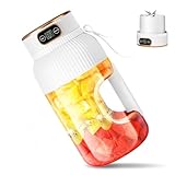 Standmixer Mixer Smoothie Maker mit 1,2 L Mixbehälter, Standmixer Hochleistungsmixer mit 10 Klingen, Smoothie Mixer, Blender mit Impuls/Ice-Crush Funktion, BPA frei (beige)