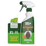 Green Hero Bettwanzen-Ex Spray 500 ml | Abwehrspray gegen Bettwanzen und Milben | Zur Unterstützung der Vorbeugung von Befall | Fernhaltemittel für Matratze und Bettgestell