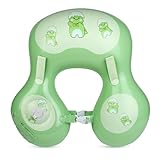 Alaoo Schwimmring Baby, Schwimmreifen Baby für Kleinkind, Baby Float, Kinder Schwimmlernhilfe für Mädchen und Jungs 15 Monate bis 36 Monate, Pool Schwimm Ring mit Grüner Flugsaurier