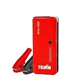 Telwin Drive 1500 3in112V-Lithium-Starthilfegerät Notstarter, PowerBank mit Quick Charge und LED Leuchte, 1500A