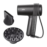 Braun Haartrockner HD4.2, Profi-Haartrockner mit Diffusor und Trocknungsdüse, Super-IONTEC-Technologie, 2100W HTDC-Motor mit 3 Heiz- und 3 Geschwindigkeitsstufen, BRHD425E