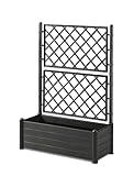 Stefanplast Kletterpflanzgefäß mit Gestell - 100 x 43 x1...