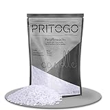 Pritogo Paraffinwachs Kerzenwachs für Kerzen zum Gießen (900g) weiß - Made in Germany - Wachs-Granulat Pastillen Vollraffiniert - Markenqualität