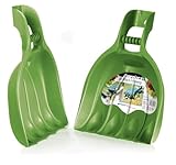 Prosperplast 2er Set Laubkrallen IGLIS1, grün – praktische Gartenhandgeräte zum einfachen Zusammenrechen und Aufnehmen von Laub, Maße je Kralle ca. 39 x 7 x 52 cm, robust & leicht