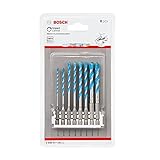 Bosch Professional 8 tlg. Impact Control Mehrzweckbohrer Set (Pick and Click, HEX-9, Zubehör Schlagschrauber)