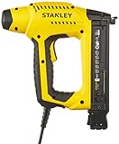 Stanley HD Elektrotacker (2,4 m Kabellänge, Soft Grip, Sicherheitskontakt-Schalter, Krafteinstellrad) 6-TRE650