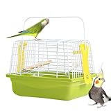 Generisch Transportbox Für Vögel Und Kleintiere Bird Cage Vogelkäfig Vogelkäfig - Vogeltransportzubehör Im Griffdesign Für Turteltauben, Sittiche