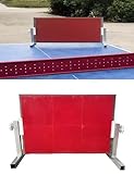 Tischtennis-Rebound-Board for den Schreibtisch, winkelangepasstes Ping-Pong-Return-Board, einzelnes Selbstlern-Trainings-Baffle for Zuhause/Fitnessstudio/Gemeinschaft/Spielzimmer, einfarbig(52x34cm)