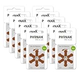 Phonak Hörgerätebatterien 312 - braun PR41 - (60er Pack / 10x 6er Blister)