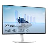 Dell 27 Plus Monitor - S2725HSM, Full HD (1920x1080), 144Hz, IPS, 1ms MPRT, AMD FreeSync, 99% sRGB, Höhenverstellbar, Eingebaute Lautsprecher, 2 HDMI, 3 Jahre Garantie, Weiß