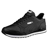 PUMA Unisex ST Runner v2 Full L Low-Top Trainer, 41 EU, Puma Black-Puma Black-Puma White