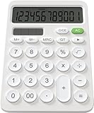 GUYUCOM Taschenrechner Groß Tasten, 12-Digit Taschenrechner Klein mit großem Display für Schule, Büro, Sensitive Taste, SOLAR & Battery DUAL Power Rechner