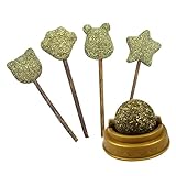 Supvox 5 Stück Teiliges Katzennaschset aus Natürlichem Katzenminze Lutschbonbon Formen Wie Drehball Katzenklaue Bärenkopf Bär und Stern Fördert Verdauung und Nachhaltiger Snack für