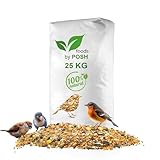 25kg Streufutter Vogelfutter Wildvogelfutter 4 Jahreszeiten Premium Mischung (25KG)